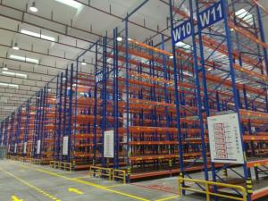 Wholesale High Strength Warehouse Racking System Metal Racks Spray Painting Surface Treament from china suppliers