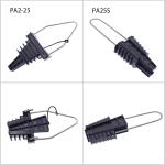 Plastic Overhead Line Dead End Cable Clamp Fiber Optic Anchoring Tension