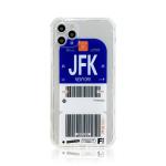 Iphone 12 Shockproof Phone Cases Boarding Pass Air Ticket City Plane slip free