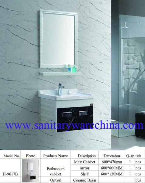 Modern Alunimun Bathroom Vanity/ aluminum alloy bathroom cabinet/Mirror Cabinet