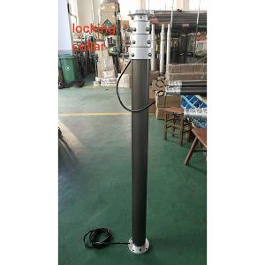 Wholesale 4.2m pneumatic telescopic mast for mobile CCTV trailer 1.5m retracted height CCTV mast electric air compressor driven from china suppliers