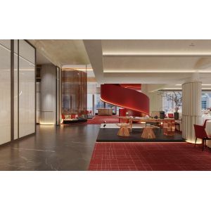 Ash Beech Classy Hotel Furniture Walnut Living Room Sectionals