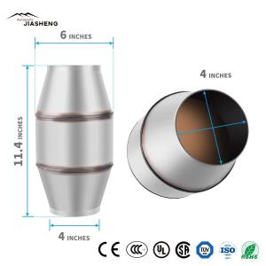 Wholesale 4&quot; Inlet Outlet Universal Catalytic Converter Car Accessories Department Euro 1 Catalyst Carrier Auto Catalytic Converter from china suppliers