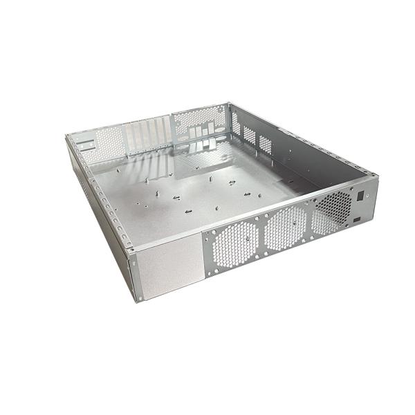 Color Anodized CNC Aluminum Enclosure with Precision Tolerance 0.01-0.05mm and 1 PCS MOQ for Electronics