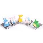 DIY Painting Animal Soft Vinyl Toys Door Stopper 10*10*9cm Custom Design For