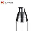 Clear Airless Pump Bottle Cosmetic Face Cream Containers 30ml 50ml Capacity