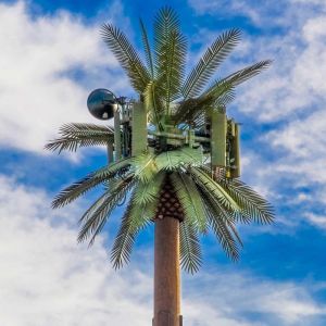 Palm Tree Fake Tree Cell Tower Camouflaged Telecommunication 5-80M