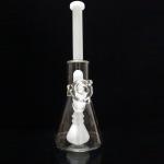 Heady Unique Scientific Glass Bong With 18mm Bowl Perc Glass Water Pipe