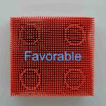 Red Nylon Bristles Round Foot Suitable For VT5000 VT7000 Auto Cutter