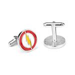 Personalised Lightening Cufflinks Stainless Steel Mens Wedding Cuff Links,