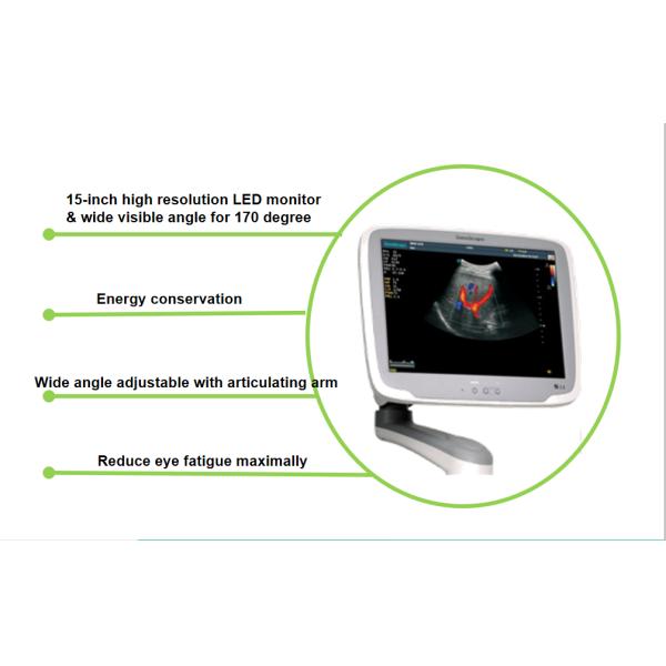 Sonoscape S12 Trolley Color Doppler System Digital Color Doppler Ultrasound System Pregnancy Scanner