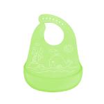 High Durability Skip Hop Silicone Bib , Custom Girls / Boys Dribble Bibs
