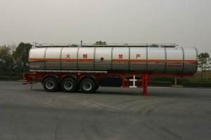 Wholesale 40800L 3x13T Fuwa Axle Insulated Liquid Oil Tank Trailer Truck for Chemical Delivery from china suppliers