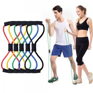 Wholesale 8 Word elastic pull rope exercises , Lightweight Yoga Resistance Rubber Bands from china suppliers