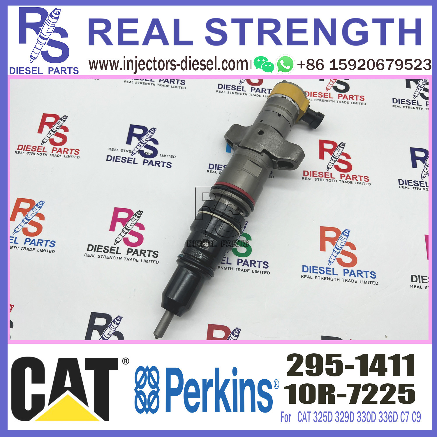 Common Rail Diesel Engine Injector 295-1411 387-9427 10R-7225 268-1835 268-9577 For C7