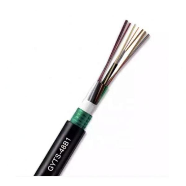 Low Voltage FTTH GYTS Armored Fiber Cable G657A/G652D Mode ≥ 10 Conductors for