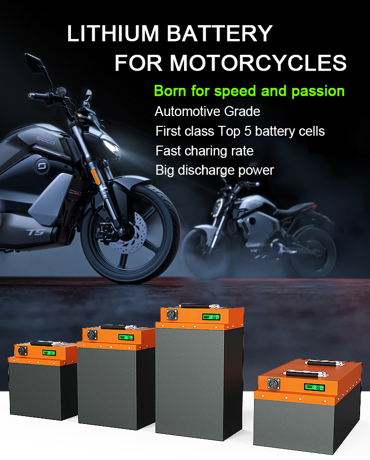 Customized 48v 60v 72v lithium battery for motorcycle ebike escooter,48v 60v 72v 96v lithium battery with BMS for ebike