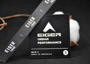 Wholesale Workwear 0.3mm Silicone Tags Screen Printed Patches On Ribbon Tape from china suppliers