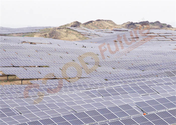 Wireless Monitoring CE Solar Panel Pole Mount Tracking 1500V