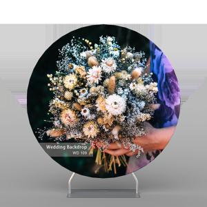 Wholesale Round Backdrop Stand Grass Wall Birthday Party Decoration Wedding Balloon Circular Backdrop Panel from china suppliers