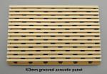 5/3mm Indoor Stadium Grooved Acoustic Wall Panels Sound Absorption Isolation