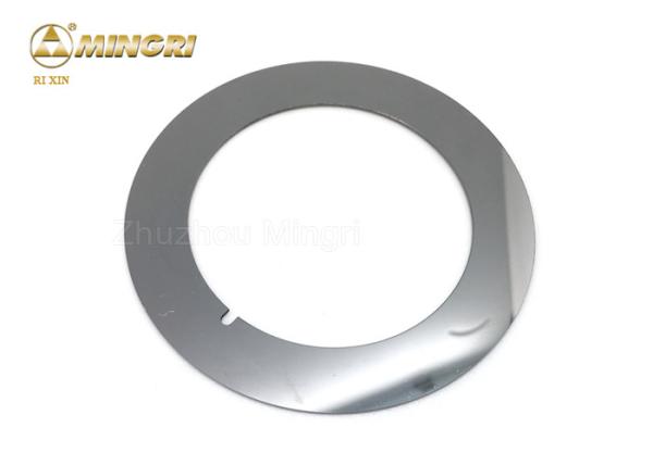 High Accuracy TC Slitter Blade Carbide Disc Cutter For Copper Foil Slitting