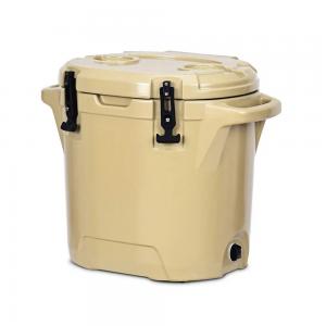 China 25L Rotomolded Ice Cooler , Outdoor Camping Round Cooler Box on sale