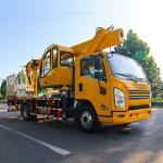 New Design HKS28 28M man truck lift Telescopic Boom truck aerial bucket