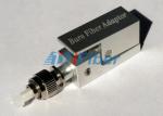 Compact Bare FC Fiber Optic Adaptor Ceramic Sleeve With Metal Housing