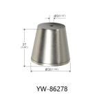 Brass Plated Satin Silver ∅20*20mm Dia Ceiling Attachment Hardware Part YW86277