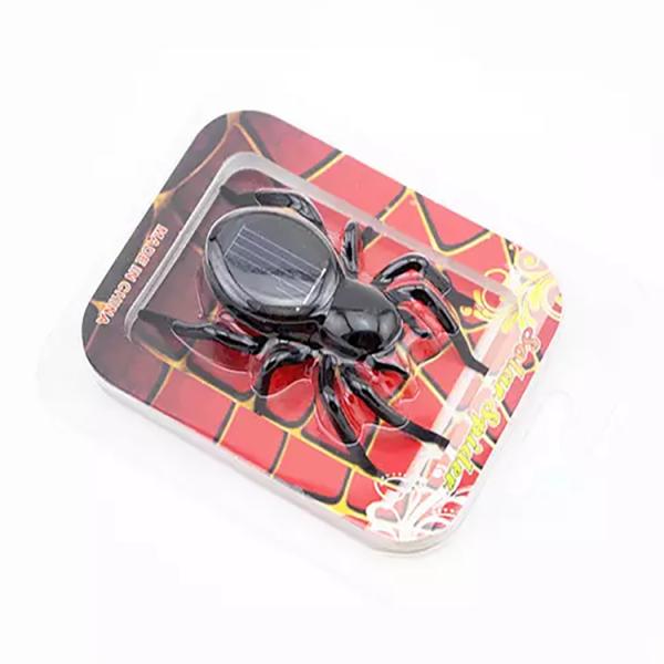 Customized Solar Powered Spider Fun Student Plastic Insect Toys