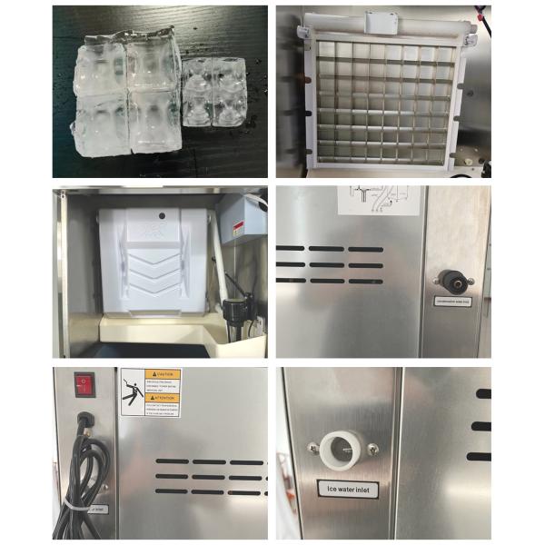 Ice Block Making Machine 250kg Big Ice Cube 38x38x22 28x28x22 Professional Touchpad Control Panel for Business Sale