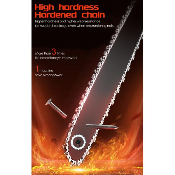 Brushless Electric Battery Chainsaw CS09 8 In. 21V Lithium Ion