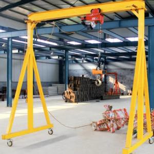 Wholesale 1 Ton Small Portable Gantry Crane Universal Wheels Smooth Starting And Stopping from china suppliers