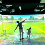 3200 Lumens Decoration Interactive Wall Projector For Cultural Tourism