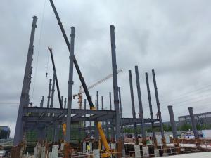 Wholesale Prefabricated Multi-Storey Structural Steel Frame Building Construction Q355 Grade from china suppliers