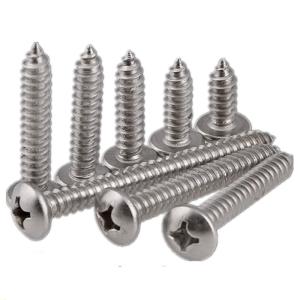 Wholesale DIN7981 Stainless Steel Carbon Steel Pan Head Cross Micro Self Cutting Screws from china suppliers