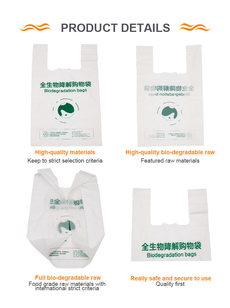 Recycled Plastic Packaging Bag 100% Biodegradable Material Antibacterial