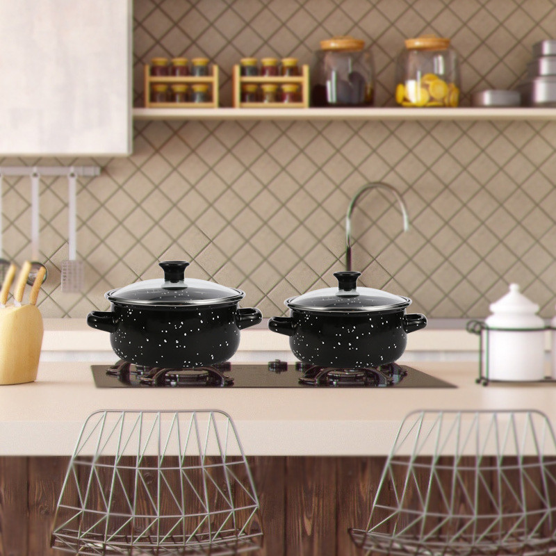 OEM Aluminum Double-Ear Casserole 5 Piece Set for Modern Kitchens