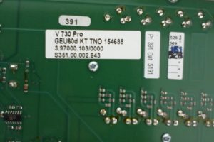 GE Voluson 730 Ultrasound Motor Control Board Assy KTZ195497
