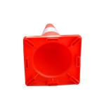 28" Mexico Standard PVC Road Safety Warning Cone Traffic Control Barricade Sign