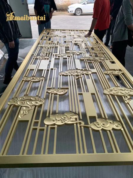 Many Style Rose Gold Bronze Gold Color Stainless Steel Room Divider Decoration