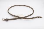 1.0CM Fashion Crystal Thin Rhinestone Belt , Leather Jewelled Waist Belt