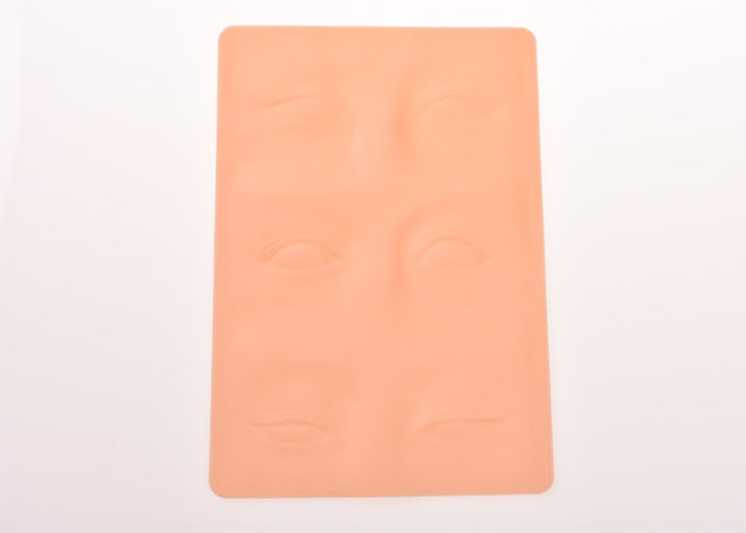 Permanent Makeup Practice Skin 2 Replaceable Eyes + 1 pc Lip 3D Silicon Eyebrow Lips Training