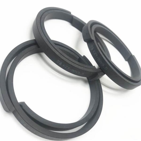 High Temperature Hydraulic Piston Pump Seal 90x 9.5 Black Carbon Fiber