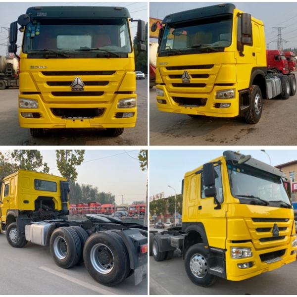 Sinotruk 371 420 HP Used Tractor Howo Trucks 10 2-Wheel Automatic Manual Diesel Euro 3 FH 500 With 6x4 Drive