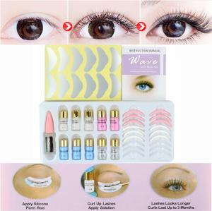 Wholesale Pink Large Wave Eyelash Perm Kit Three Sizes Perm Rod Lash Lifting from china suppliers