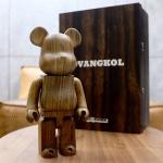 OEM Carving Standing Large Wooden Sculpture , Wooden Artist Doll Anti Rust