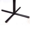 Custom Coffee Table Base Cast Iron Material Black Wrinkle Powder Coat Restaurant