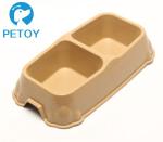 Biodegradable Bamboo Pet Bowl Fiber Dog Cat Food Bowls Water Feeding